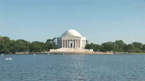Jefferson Memorial Stock Footage 80908