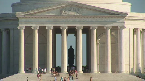 Jefferson Memorial Stock Footage 80909