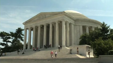 Jefferson memorial Video stock 537180