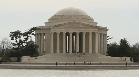 Jefferson Memorial Stock Footage 10828216