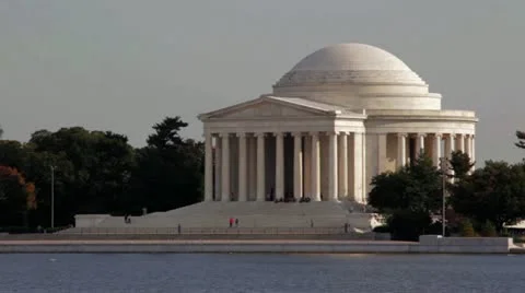 Jefferson Memorial Video stock 10919941