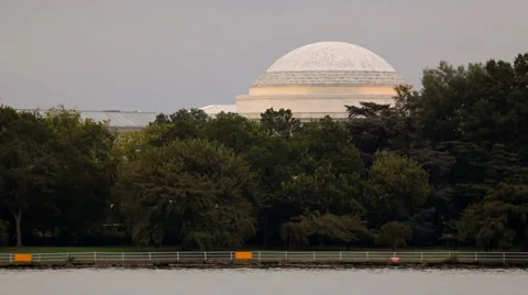 Jefferson Memorial Stock Footage 35720694