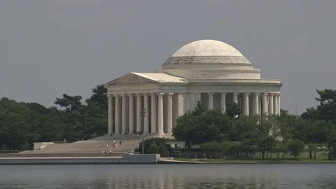 Jefferson Memorial Stock Footage 78118779