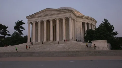 Jefferson Memorial Stock Footage 78118907