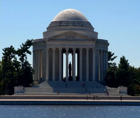 Jefferson Memorial Static Stock Footage 87091854