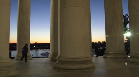 Jefferson Memorial, Washington DC Video stock 24614703