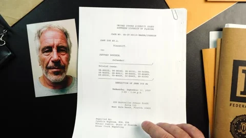 Jeffrey Epstein Files From Palm Beach Trial, Photo, Court Documents and Stock Footage 324380125