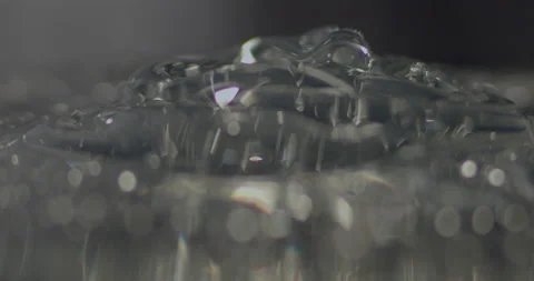 Jell Fluid Abstract Technology, Close-Up, 4K Stock Footage 162317036