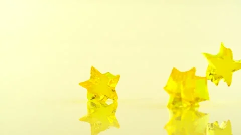 Jello rolling on the floor and bouncing, Slow Motion Stock Footage 12460257