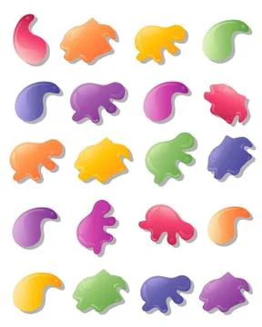 Jelly abstract Illustrazione stock