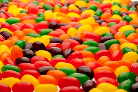 Jelly bean background Stock Photos