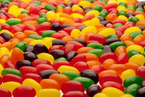 Jelly bean background Stock Photos