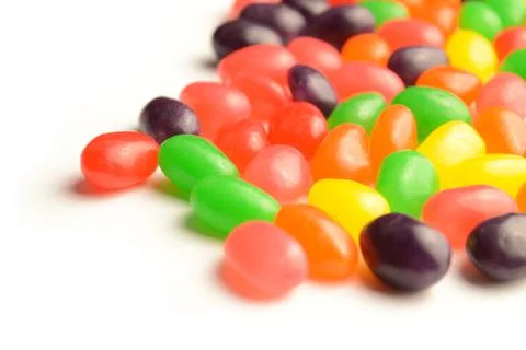 Jelly Bean Corner Spread Stock Photos