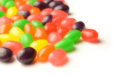 Jelly Bean Corner Spread Stock Photos