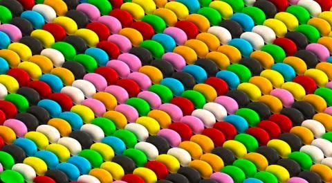 Jelly bean pattern Illustrazione stock