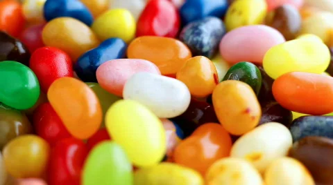 Jelly Beans Angled Stock Footage 360064