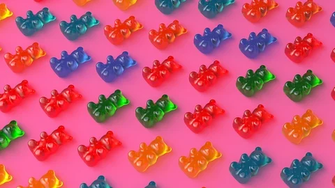 Jelly beans background Stock Footage 123008204