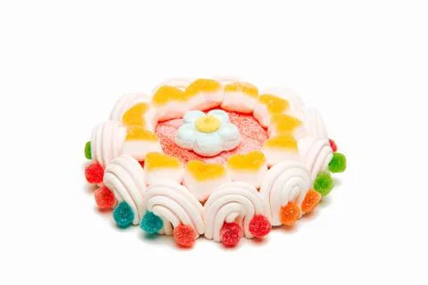 Jelly beans cake Foto stock