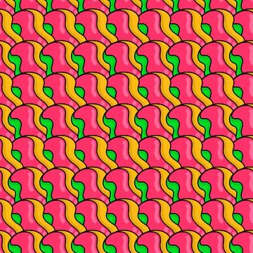 Jelly beans texture seamless pattern textile print. repeat pattern background 库存插图