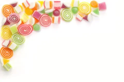 Jelly candy background Stock Photos