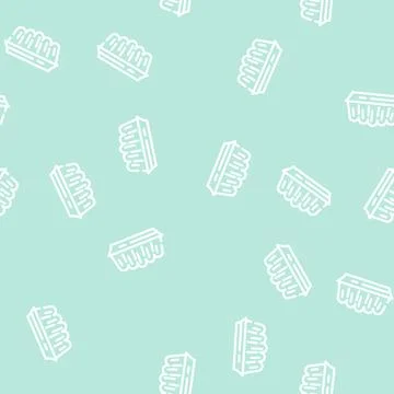 Jelly dessert line vector seamless pattern イラスト素材