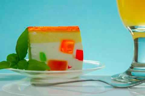 Jelly dessert Stock Photos
