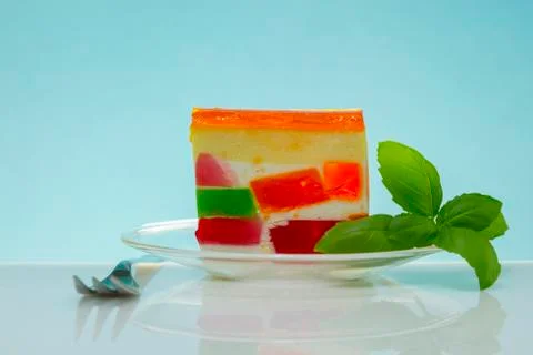Jelly dessert Stock Photos