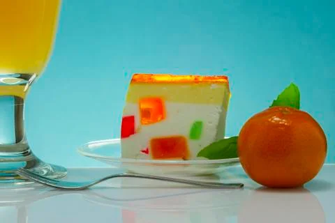Jelly dessert Stock Photos