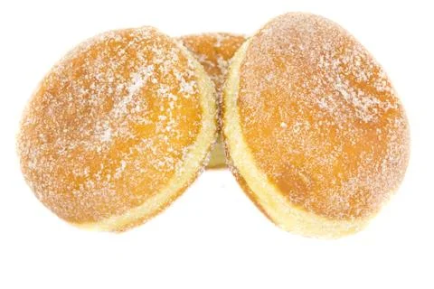 Jelly donuts Stock Photos
