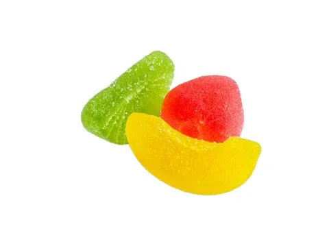 Jelly fruit sweets. Stock Photos