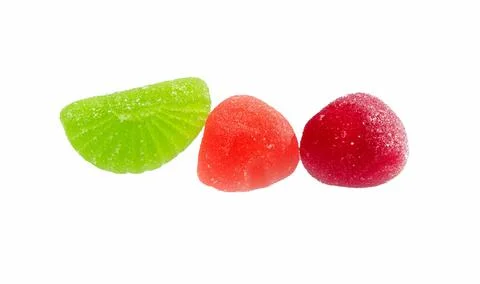 Jelly fruit sweets. Stock Photos