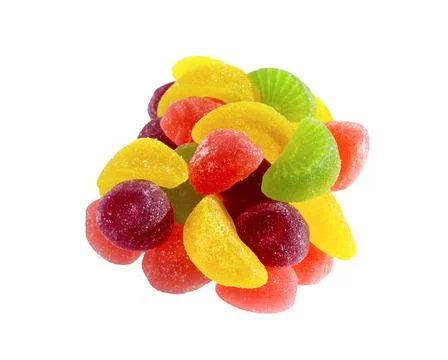 Jelly fruit sweets. Stock Photos