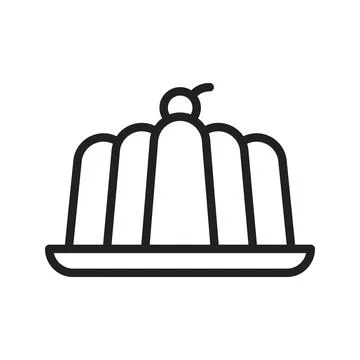 Jelly icon vector image. Suitable for mobile apps, web apps and print media. Stock Illustration