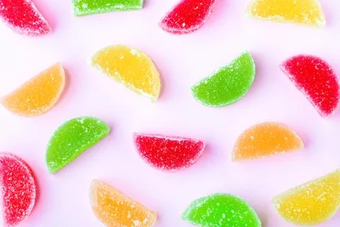 Jelly slices Stock Photos