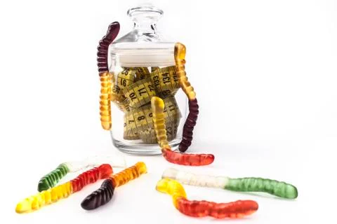 Jelly Snakes Attack Stock Photos