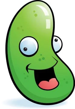 Jellybean Smiling Stock Illustration