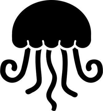 Jellyfish icon Stock Illustration