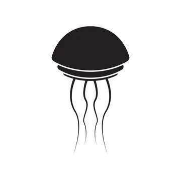 Jellyfish icon vector Stock Illustration