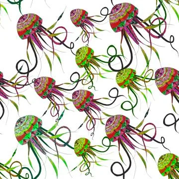 Jellyfish Stock Illustration