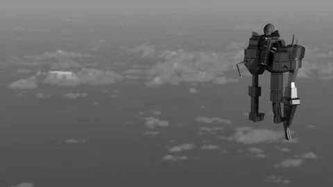 Jellyfish Pilot UAP Flyby Stock Footage 261925540