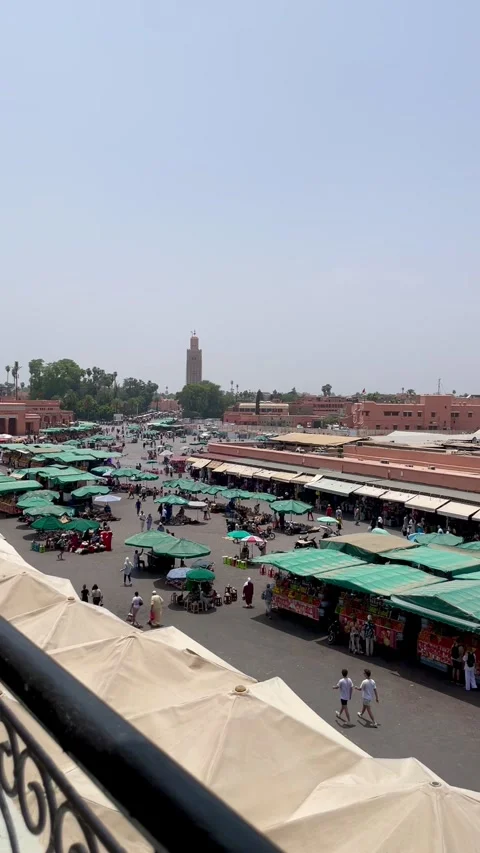 Jemaa el-Fna Square Stock Footage 327636152