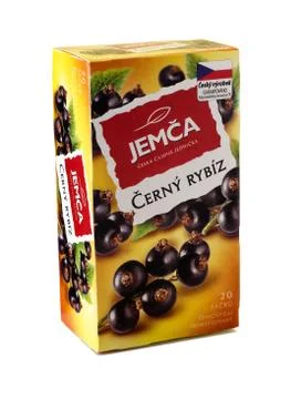 Jemca Blackcurrant fruit tea Stock Photos