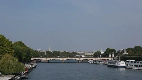 Jena Bridge (Pont d'Iéna) Stock Footage 203272318