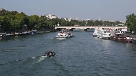 Jena Bridge (Pont d'Iéna) Stock Footage 203273870