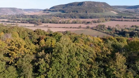 Jena Thuringia with the view from Zwtzen Stock Footage 106211367