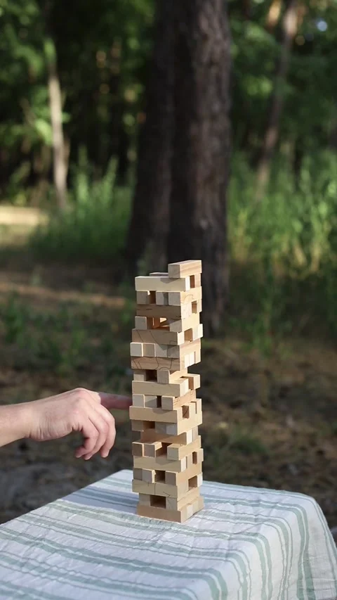 Jenga Stock Footage 284213300