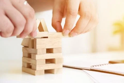 Jengan Game Stock Photos