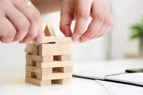 Jengan Game Stock Photos
