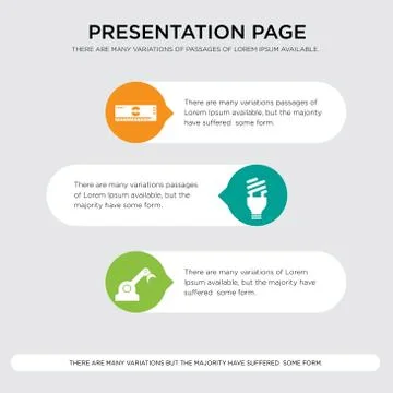 Jenny, lightbulb, scale presentation Stock-Illustration