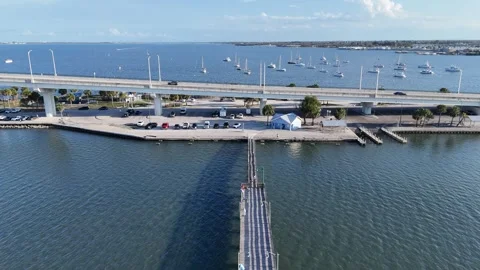 Jensen Beach Causeway Jensen Beach, Florida Stock Footage 331166519